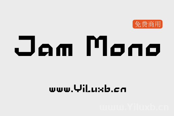 Jam Mono-有点罗马风格的原创字体